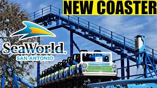 SeaWorld San Antonio February 2025 Park Update (New Coaster Construction & Mardi Gras Event)