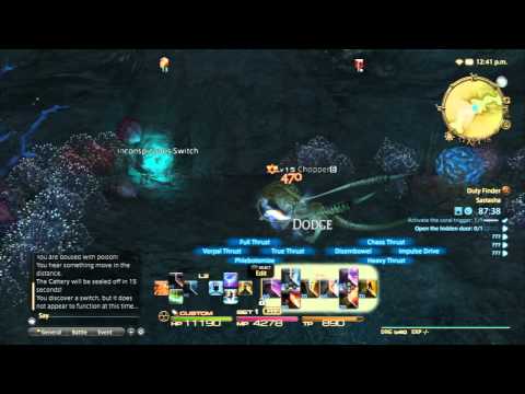 Final Fantasy XIV: Heavensward Sastasha NM Dungeon (Solo; iLevel 164)