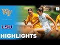Wake Forest Vs LSU NCAA College Women S Soccer Highlights August 17 2025