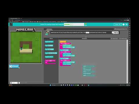 Code.org Express Course 2022 Looking ahead with Minecart Lesson 14 Upload Student