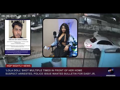 ‘LOLA DOLL’ SHOT MULTIPLE TIMES IN FRONT HER HOME SUSPECT ARRESTED,................
