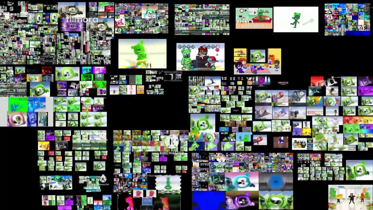 Gummy bear mashup too many Gummy Bear song