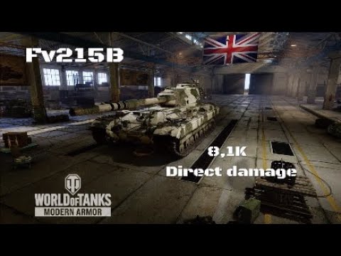 Fv215B in Nomonhan: 8,1K direct damage | World of Tanks | Wot console