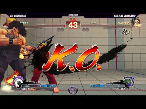 #CEO2015 #USF4 Top 32 L2 - EG Momochi (KEN) vs CORN Alucard (HUG)