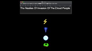 The Nasties of Invasion Of The Cloud People - The Next Storm -  Sinclair ZX Spectrum Next - NextZXOS
