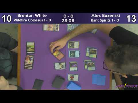 Brenton White (Wildfire Colossus) vs Alex Buzenski (Bant Spirits) - Sunday Night Modern 12/9/18