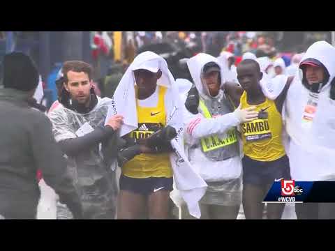 Poor weather creates health concerns for marathon runners