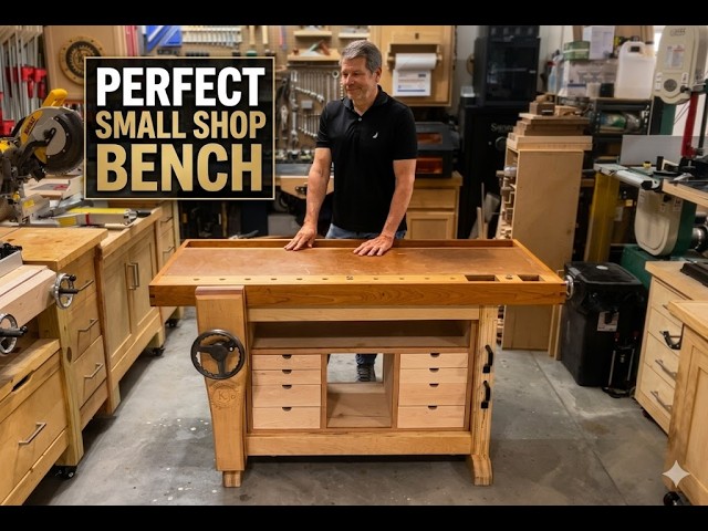 The Ultimate Small Shop Workbench: With Leg & Wagon Vises