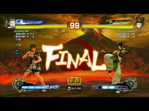 SSF4 AE: Juso (Sakura) vs jrojro5963 (Juri) - Ranked Match (720p HD)