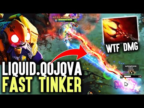 Liquid.Qojqva WTFast Crazy Damage Tinker - The Horror Of LVL 5 Dagon Dota 2