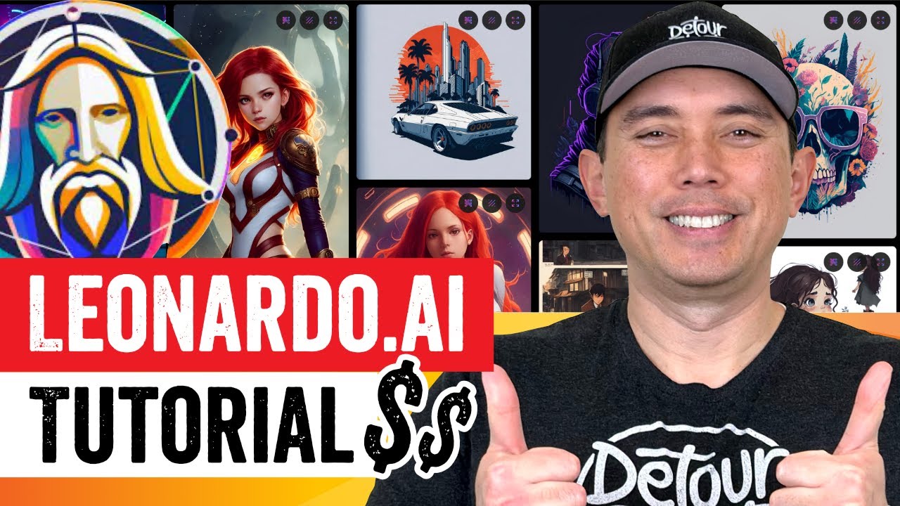 Leonardo AI Complete Tutorial - FREE AI Tool - Learn How to Use LeonardoAI for Print on Demand