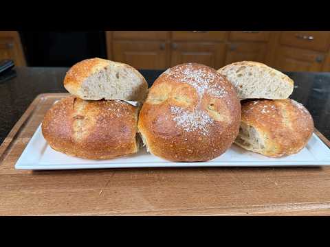 Perfect Crusty Dinner Rolls Without Kneading | Foolproof Recipe