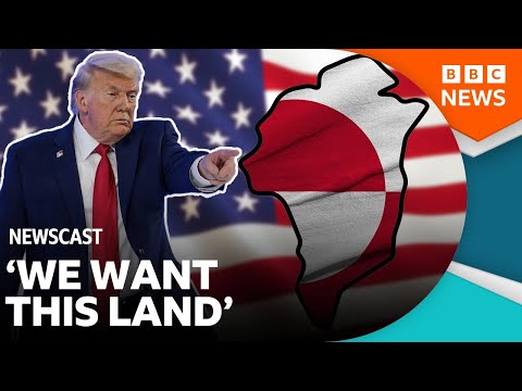 Donald Trump says he 'won't use force' to acquire Greenland | BBC Newscast