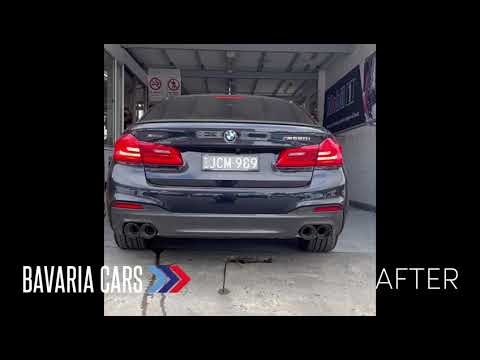 BMW M550I Remus Exhaust Install - Before & After