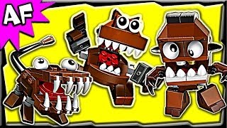 Lego Mixels FANG GANG Series 2: Chomly, Gobba, Jawg 41512 41513 41514 Animated Building Review