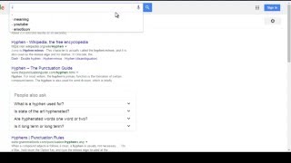 How to get rid of google suggestions when searching