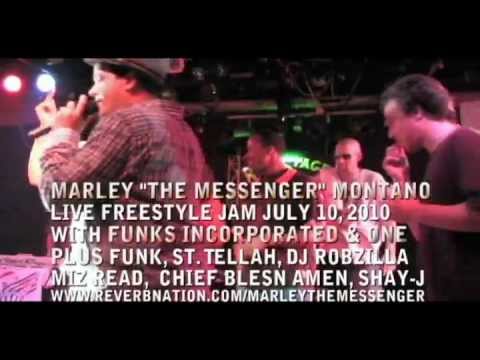 Marley THE MESSENGER Montano & Friends  7-10-2010 End Of The Night Freestyle Jam Session