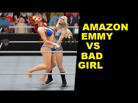 WWE 2K17 Amazon Emmy vs The Bad Girl - Extreme Rules