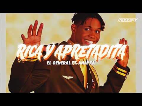 El General - Rica y Apretadita (Letra) Ft. Anayka | No me trates de engañar