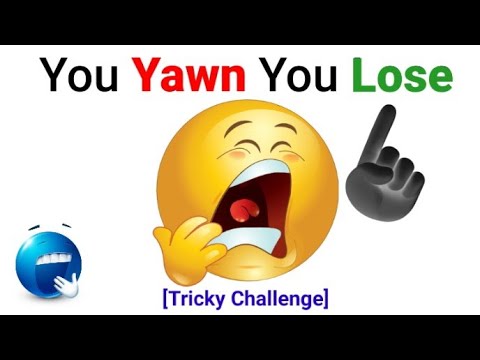 Don't yawn while watching this video..🥱