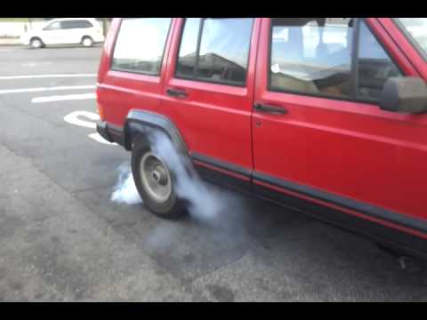 Jeep cherokee burnout