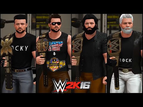 WWE 2K16 My Career From ROOKIE To WWE Hall Of Fame Journey