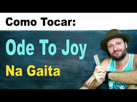 Como tocar Ode to Joy gaita de boca