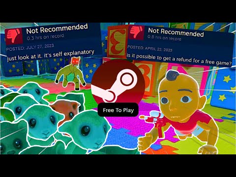 We Found the WORST Rated Free Games on Steam #2