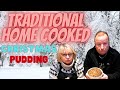 Home Cooking A Christmas Pudding In A Pressure Cooker