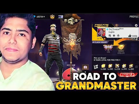 Road To Grandmaster in New Cs Rank 🔥 || Season 35 Free Fire Max 