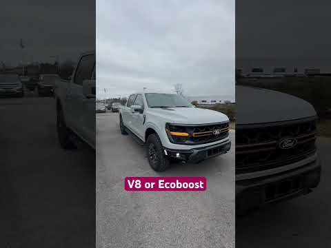 F150 TRUCK battle! Which would you choose?? Raptor or TREMOR 🤷‍♂️🧐. #trucks #v8 #ecoboost #f150