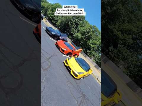 Which One? #Lamborghini #Aventador #Gallardo #mclaren #mp412c #cars #supercars #youtube #automobile