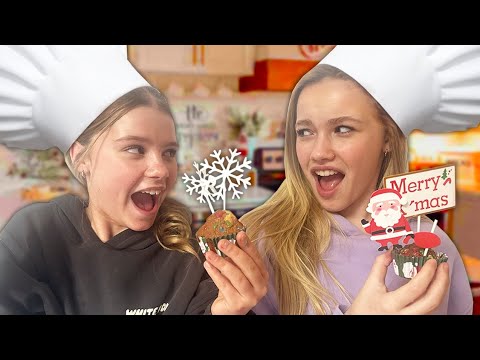 BAKING CUPCAKES WITH NO RECIPE COMPETITION | VLOGMAS