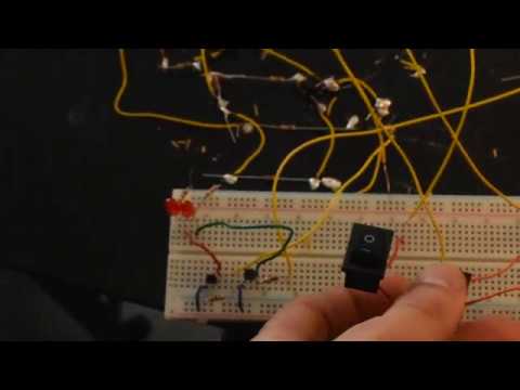 Simple 1-bit Computer From Discrete Transistors