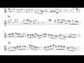 Transcription of John Coltrane's solo on Miles' Mode