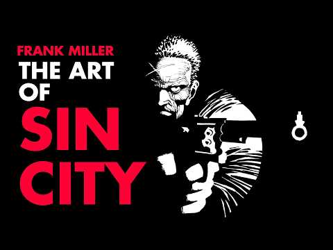 THE ART OF SIN CITY: FRANK MILLER dibuja Pistolas, Tipos duros, tipas duras... #comics #sincity