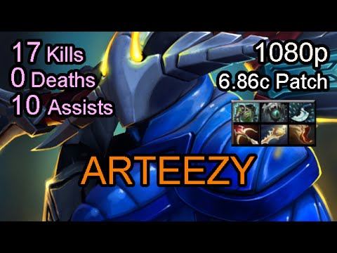 Arteezy Sven 6.86 patch | Divine Rapier | Ranked Full Game