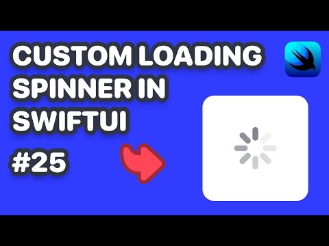 Custom Loading Spinner In SwiftUI with ProgressView And ProgressViewStyle (ProgressView) thumbnail