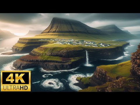 Faroe Islands 4K - Scenic Relaxation Film With Inspiring Music