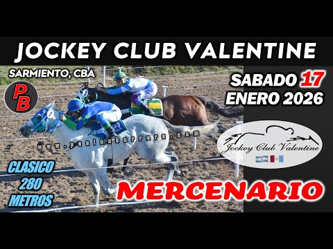 MERCENARIO: JOCKEY CLUB VALENTINE - SARMIENTO, CORDOBA (17-01-2026)