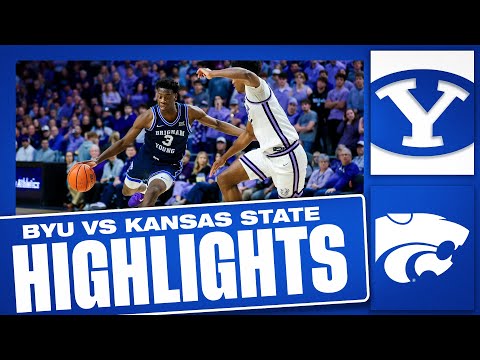 BYU vs Kansas State | FULL GAME HIGHLIGHTS | BYU BASKETBALL