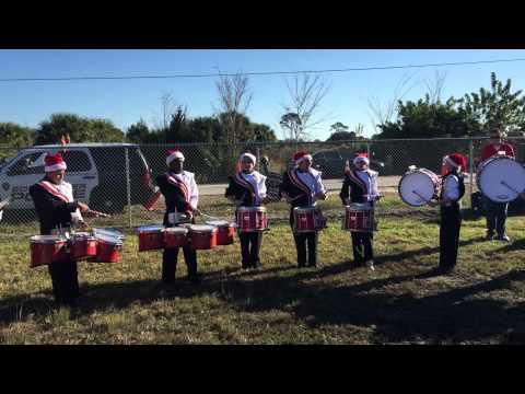 NSBHS Barracuda Band Drumline: "Beater"cadence