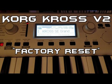 KORG KROSS 2 "Factory Reset" DLC Library Expansions (Limited Edition White)