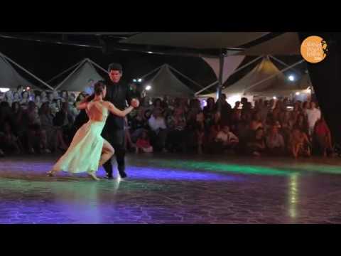  Adrian Veredice  and  Alejandra Hobert  are  dancing  at  Catania Tango Festival  in  2016