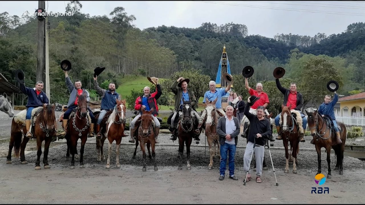 Cavaleiros de Vitor Meireles enfrentam 1.200 km rumo a Aparecida em ato de fé e devoção