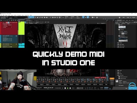 KVLT DRUMS II - Quickly Demo MIDI in Studio One