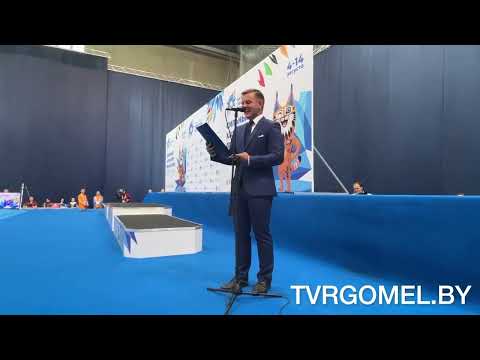 Соревнования по самбо в рамках II Игр стран СНГ в Жлобине официально открыты видео