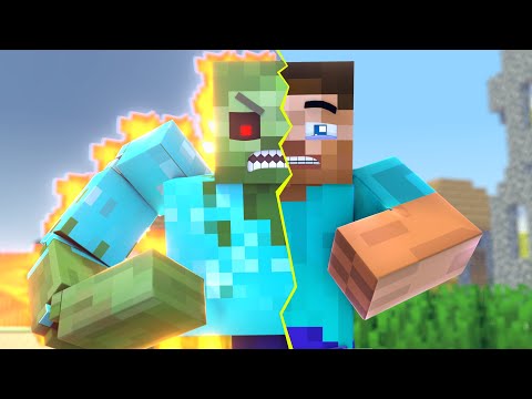 The minecraft life of Steve and Alex | Steve - Zombie | Minecraft animation