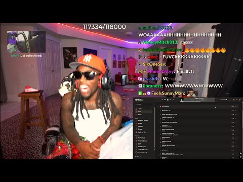 Kai Cenat reacts to 'GIMME A HUG' by Drake  *FULL VIDEO*