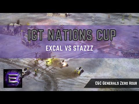 ExCaL vs StaZzz/LiftTruCk | $150 IGT Nations Cup + 1v1 set | C&C Zero Hour